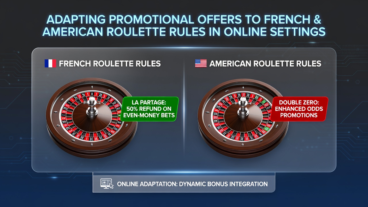 Player dashboard displaying bonus progress bars differentiated by roulette variant selection