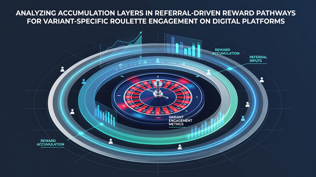 Diagram showing layered referral reward structures across different roulette game variants on digital casino platforms