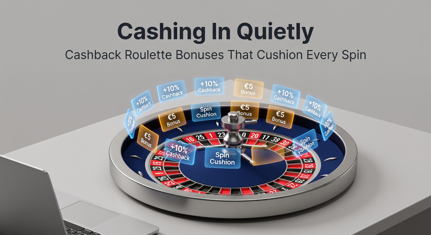 Vibrant roulette wheel with glowing cashback icons overlay, symbolizing loss rebates in action