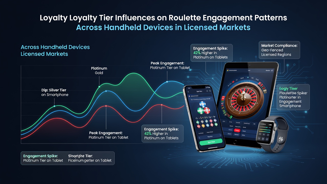 Mobile roulette gameplay on handheld device showing loyalty tier progression indicators