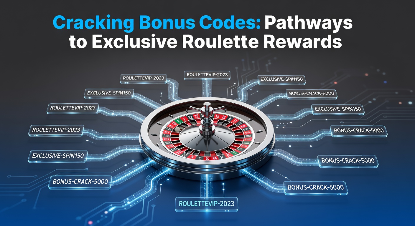Digital roulette wheel spinning with glowing bonus code overlay, symbolizing access to exclusive rewards