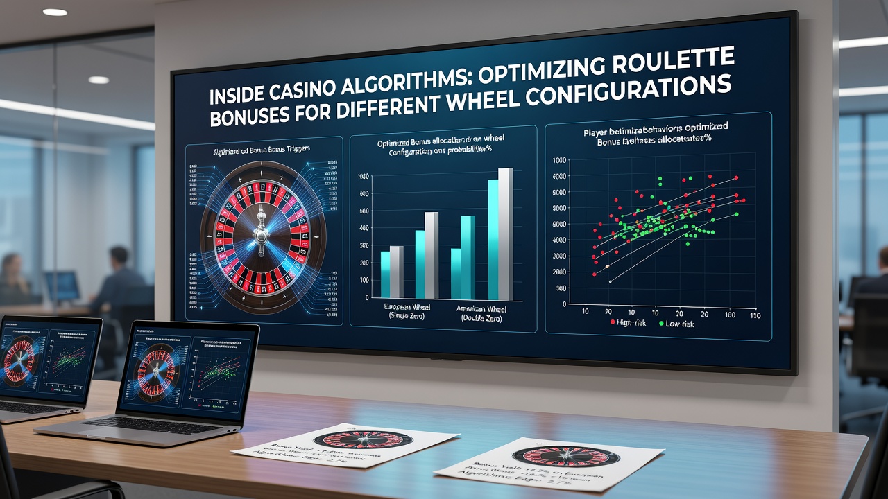 Flowchart of casino algorithm processing wheel data to generate personalized roulette bonus parameters