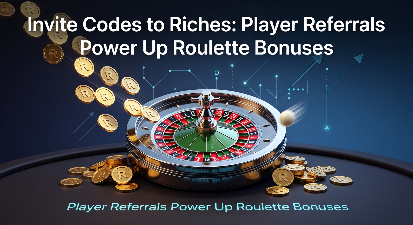 Network diagram showing player referrals branching out to unlock cascading roulette bonus chains