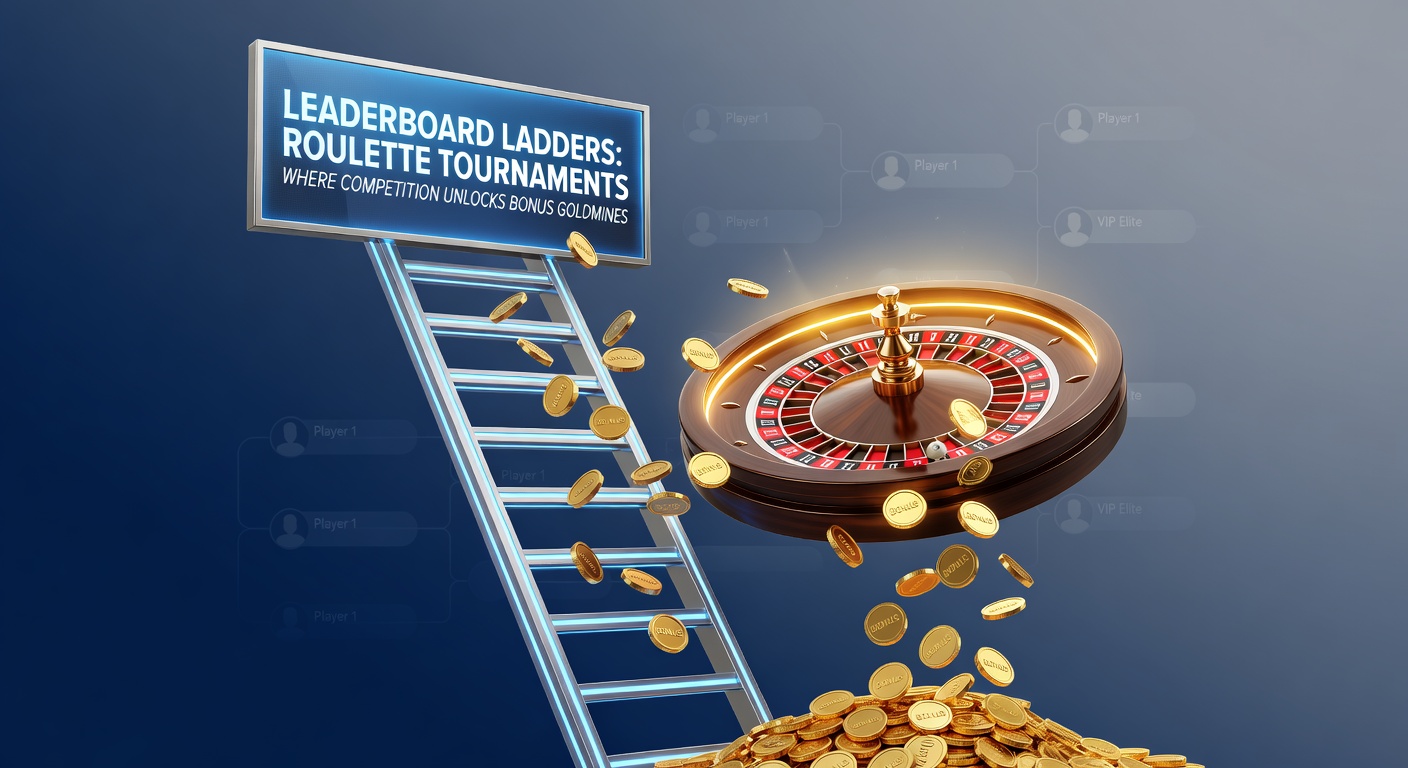 Dynamic leaderboard display from a live roulette tournament showing top players climbing ranks with bonus prizes highlighted