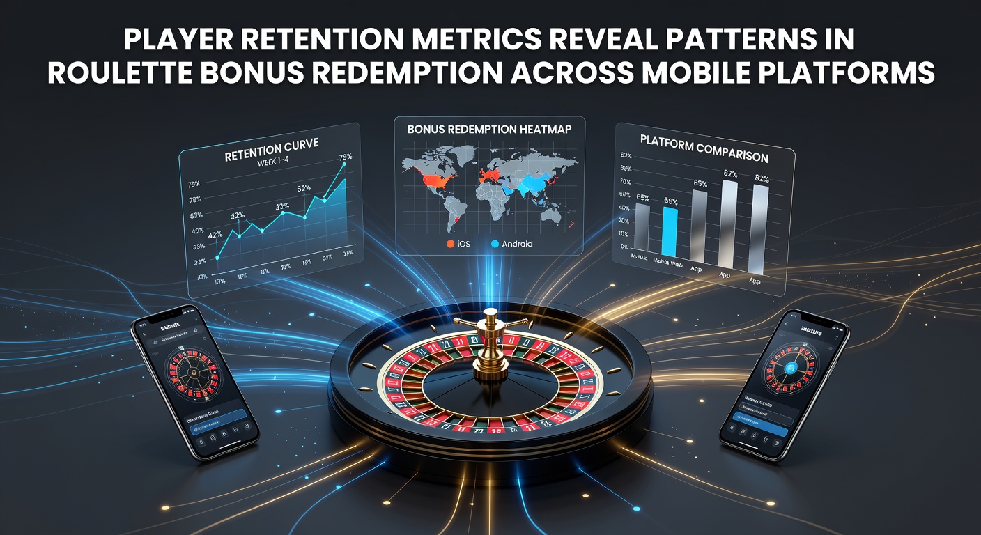 Mobile roulette bonus redemption patterns visualized through retention metrics graphs and player engagement charts