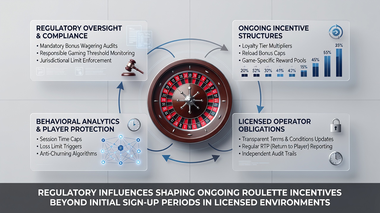 Casino analytics dashboard displaying compliance metrics for roulette loyalty programs and bonus tracking