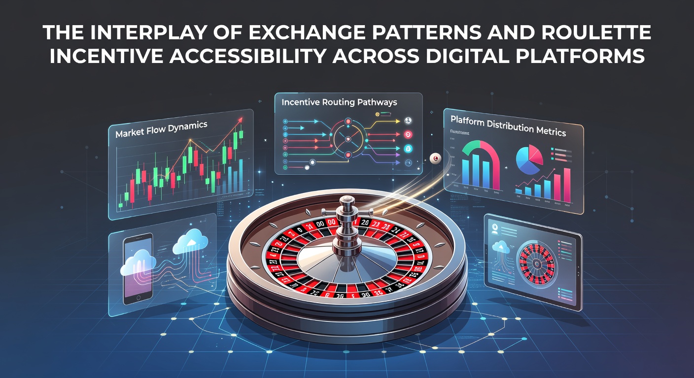 Illustration showing currency exchange rate charts overlaid with roulette wheel graphics representing global digital platform access
