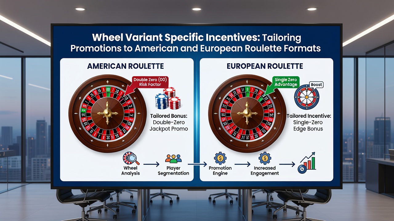 Casino interface displaying variant-specific roulette bonus options for American and European wheels